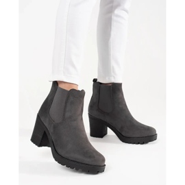 Seastar Botas de gamuza gris en el poste 3