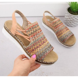 Sandalias cómodas Rieker W RKR669 multicolor 1