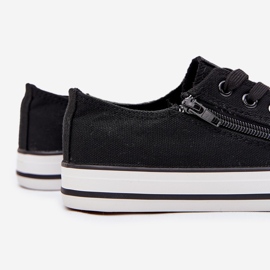Lace negro -Up Sneakers de zapatillas 3