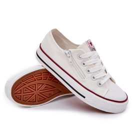Zapatillas de zapatillas blancas bajas para niños blanco 7