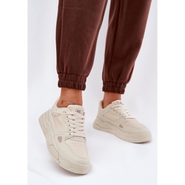 Zapatillas de deporte femenino Big Star nn274668 beige 2