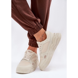 Zapatillas de deporte femenino Big Star nn274668 beige 3