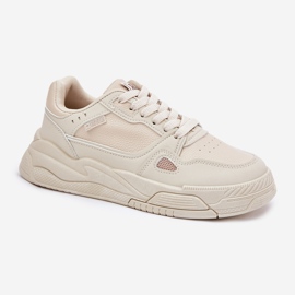 Zapatillas de deporte femenino Big Star nn274668 beige 4