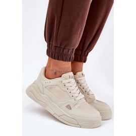 Zapatillas de deporte femenino Big Star nn274668 beige 8