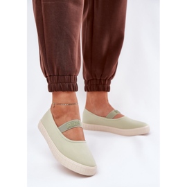 Big Star Women NN274604 Sneakers de color verde claro 2 Big Star Women NN274604 Sneakers de color verde claro 2