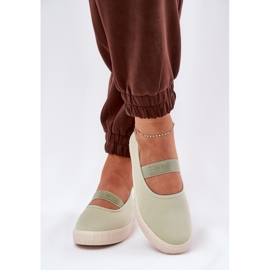 Big Star Women NN274604 Sneakers de color verde claro 3
