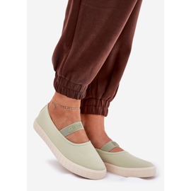 Big Star Women NN274604 Sneakers de color verde claro 1 Big Star Women NN274604 Sneakers de color verde claro 1