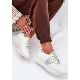 Zapatos deportivos femeninos en la plataforma Vinceza 58510 White blanco 7