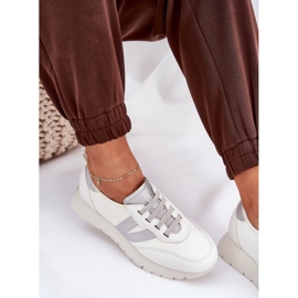 Zapatos deportivos femeninos en la plataforma Vinceza 58510 White blanco 8