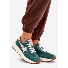Zapatos deportivos de gamuza para mujeres en la plataforma Vinceza 66720 verde 1 Zapatos deportivos de gamuza para mujeres en la plataforma Vinceza 66720 verde 1
