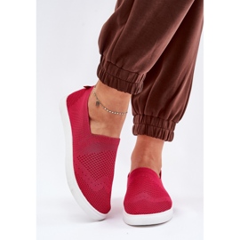 Femenina Slip-On Big Star FF274A605 Fuksja rosado 2