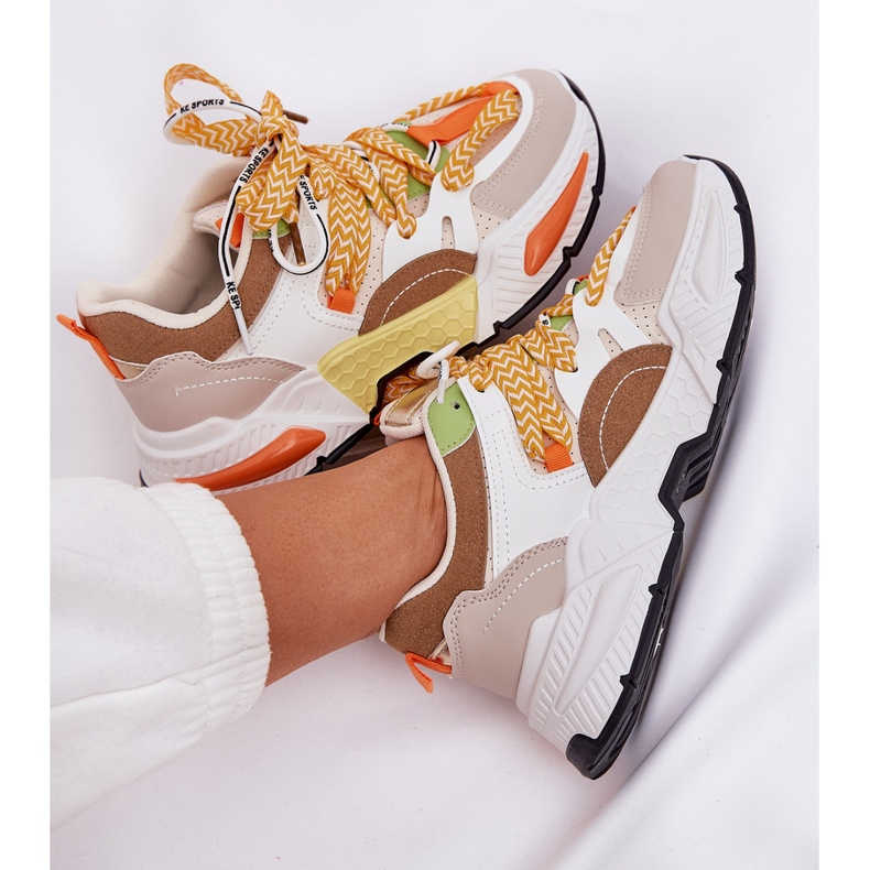 Zapatillas deportivas para mujeres con zapatillas con doble cordón multicolor 2