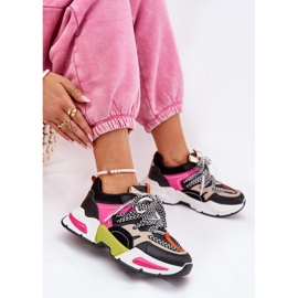 Zapatillas deportivas para mujeres con zapatillas con doble cordón negro 8