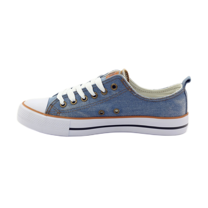 American Club zapatillas vaqueras americanas azul marrón 3 American Club zapatillas vaqueras americanas azul marrón 3