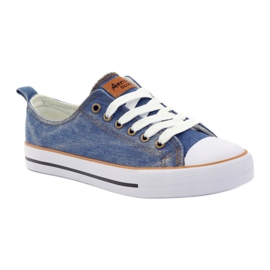 American Club Zapatillas dk.jeans atadas azul 1
