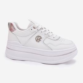 Deportivas Mujer Plataforma Blancas blanco 4