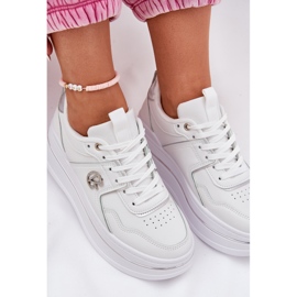 Deportivas Mujer Plataforma Blancas blanco 8