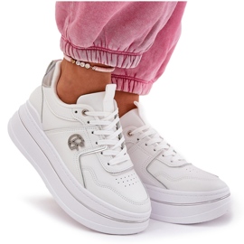 Deportivas Mujer Plataforma Blancas blanco 9
