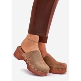 Corbas Flip -Flip -Flops con Camel Eco Sueds Camel marrón 1