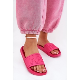 Zapatillas para mujeres Big Star nn274a668 fuchsia rosado 9