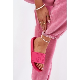 Zapatillas para mujeres Big Star nn274a668 fuchsia rosado 10