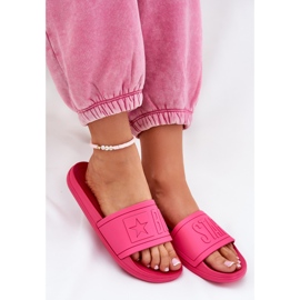 Zapatillas para mujeres Big Star nn274a668 fuchsia rosado 11
