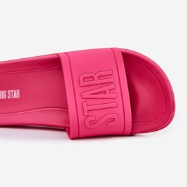 Zapatillas para mujeres Big Star nn274a668 fuchsia rosa 2