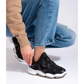 Kylie Zapatillas negras con estilo negro 3