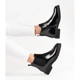 Botas negras clásicas de Sergio Leone negro 4
