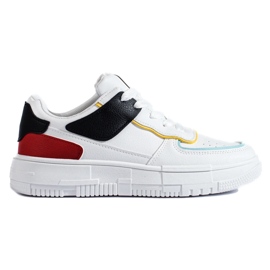 Zapatillas en la plataforma blanco 4