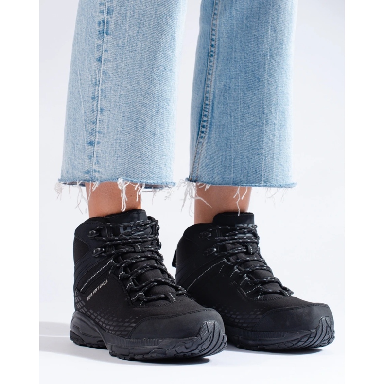 Zapatos trekking mujer altos DK negro 2