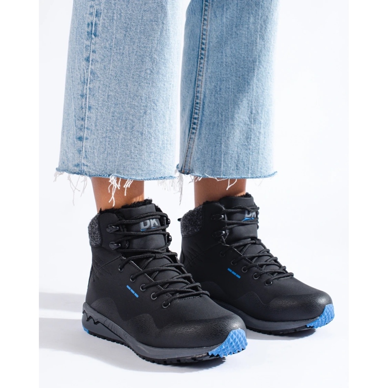 Cálidas botas trekking mujer DK negro 2