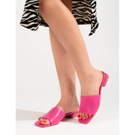 Sandalias mujer tacón Shelovet rosa rosado 2