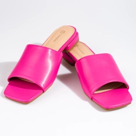 Sandalias mujer tacón Shelovet rosa rosado 4