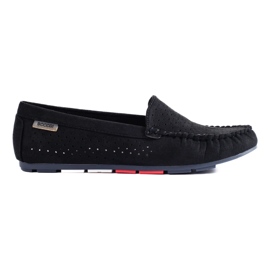 Mocasines negros Shelovet calados mujer 4