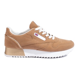 Deportivas mujer Shelovet beige 4
