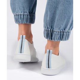 Deportivas mujer caladas blancas blanco 2