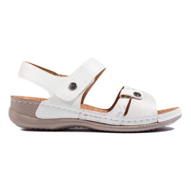 Sandalias mujer blancas cómodas blanco 3