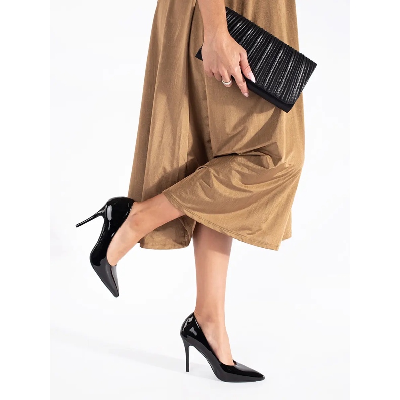 Seastar Zapatos de salón clásicos negros para mujer. 1