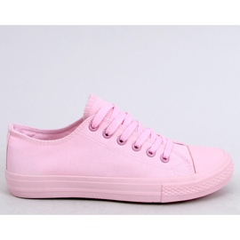 Zapatillas rosa monocolor rosa para mujer rosa 2