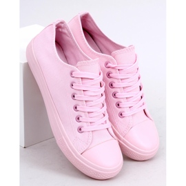 Zapatillas rosa monocolor rosa para mujer rosa 1
