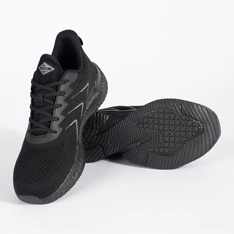Vico Deportivas ligeras negras con cordones. negro 2 Vico Deportivas ligeras negras con cordones. negro 2