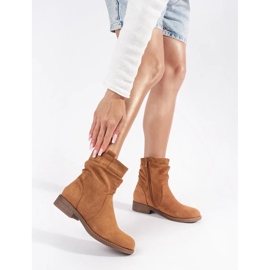 Botas cowboy marrones mujer marrón 1