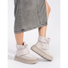 Seastar Botas de nieve de mujer grises con aislamiento y suela gruesa. 1 Seastar Botas de nieve de mujer grises con aislamiento y suela gruesa. 1