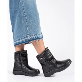 Botas de nieve negras para mujer negro 2