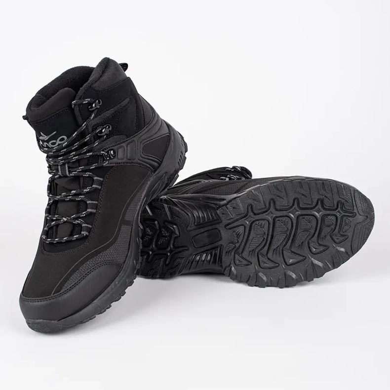 Vico Zapatos trekking altos negros para hombre. 2