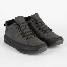 Vico Zapatos trekking hombre cordones verdes 1