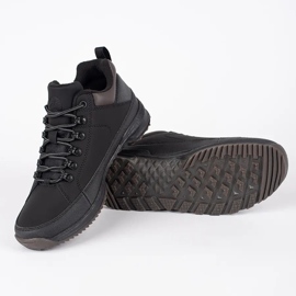 Vico Zapatos trekking hombre cordones negros 1