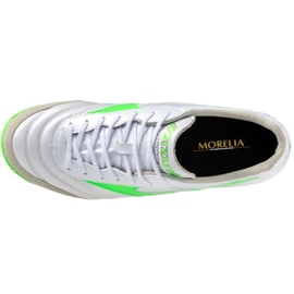 Zapatos de fútbol Mizuno Morelia Hall Elite TF Q1GA251237 blanco 2