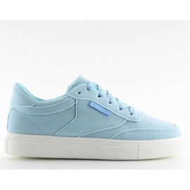 Deportivas de mujer de ante azul NB172 Azul blanco 6